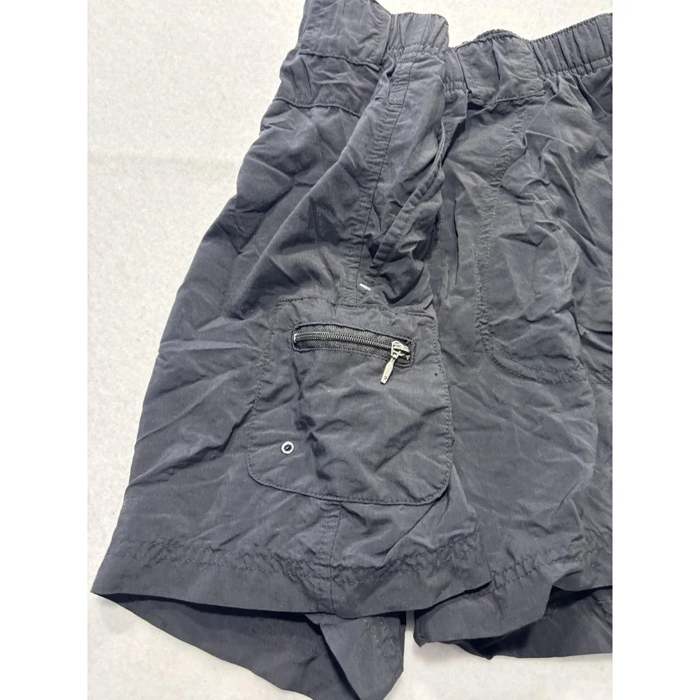 Columbia Swim Trunks Mens Small Black Elastic Waist Lined Pockets Lightweight
